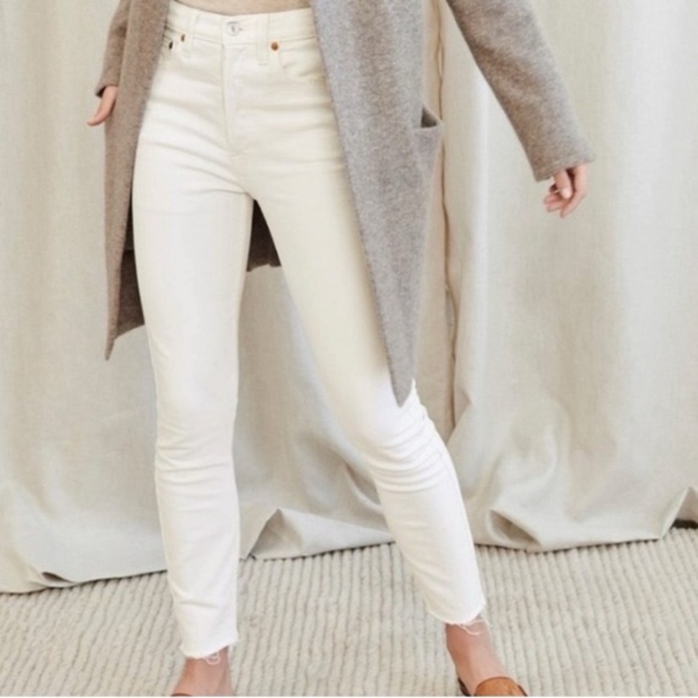 Re/done stretch high rise ankle crop 26